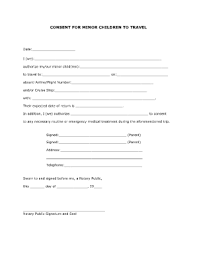 Medical Consent Form For Minors Free Printable Documents Child Travel Consent Form Travel Consent Letter Travel Consent Form
