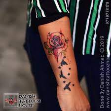 Abstract Rose Tattoo Tattoos Rose Tattoo Leg Tattoos Women