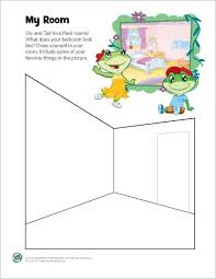 The kids can freely draw and color whatever they'd like. My Room Preschool Activities Business For Kids My Room