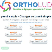 Clique sur les verbes au passé simple. Conjugue Le Verbe Changer Au Passe Simple