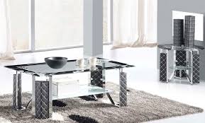 Glass coffee and end table sets. High End 2 1 Glass Coffee Tables Groupon