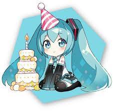 View Full Size 576x568 268 Kb Miku Hatsune Chibi Hatsune Miku Birthday Chibi Anime Kawaii