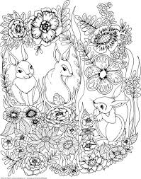 Does he demand frequent trips to the zoo? Printable Adult Coloring Page Rabbit Spirit Animal Etsy