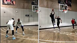Lebron James Vs Kevin Durant In A Pick Up Game In New York City Youtube