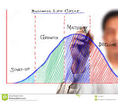 Business Life Cycle Diagram Stock Photo Image Of