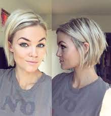 Blonde Chin Length Bob Fine Straight Hair Thin Fine Hair Thick Hair Styles