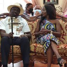 The event was filled with pomp and colour, with the bride dressed in a white sleeveless gown, a white veil over her head and peach shoes. Dp Ruto Weds Off Daughter June To Nigerian Boyfriend