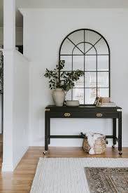 Traditional Black Sofa Table Transformation Jessica Sara Morris In 2020 Home Decor Black Sofa Table Black Sofa