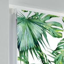 Freshen up your home with a green roller blind, offering vibrance and style in a range of different prints. Window Treatments Hardware The Tropical Palm View Printed Picture Photo Roller Blind Made To Measure Blinds Shades