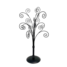 This gold ornament tree stylizes the home while displaying and organizing ornaments, jewelry and much more. Tripar Metal Ornament Display Tree And Jewelry Organizer Perfect For Wrought Iron Trees Silver 36 Wire Ornament Stand And Necklace Holder Decor With 5 Tiers Of Branches Home Decor Accents Display Stands