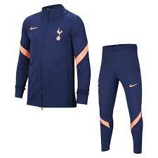 Tottenham hotspur trainingsanzug 2017/18 gelb blau fussballtrikots günstig. Tottenham Hotspur Strike Fussball Trainingsanzug Fur Altere Kinder Blau Sport 1a