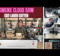 Gweike Cloud 50w CO2 laser cutter and engraver: cutting ...
