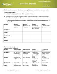 Terrestrial Biomes Discovery Education