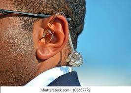 Check spelling or type a new query. Earpiece Secret Service Agents Ear Stock Photo Edit Now 105637772