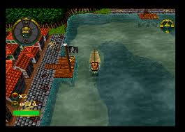 We observe the action from the bird's eye view, and our task is to reach a designated point on the map. Overboard Psx Game Playstation Overboard Psx