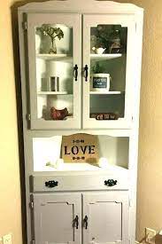 Moreover, you will have extra storage. Unfinished Corner China Cabinet Highland Designs Dining Room Inside Ideas Furniture Best Freshsdg