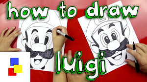 How To Draw Luigi Art For Kids Hub Art For Kids Hub Drawings Drawing For Kids