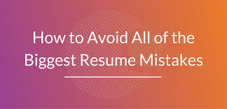 biggest resume mistakes talent solvers