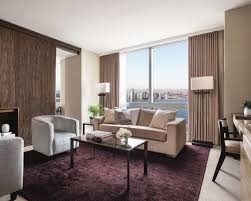 The doubletree guest suites times square has a few 2 bedroom, 2 bathroom suites, but this will probably cost more than 2 separate rooms in another hotel. Soho Penthouses Nyc Penthouse Suites The Dominick Hotel