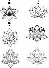 Plaquette de deux tatouages à découper représentant une fleur de lotus, entourée de formes soyez le premier à laisser votre avis sur fleur de lotus annuler la réponse. Fleur De Lotus Lotus Tattoo Design Small Lotus Tattoo Flower Tattoo