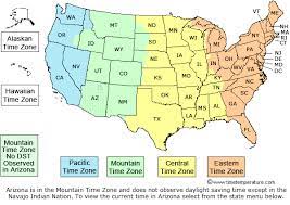 To determine dst rules for a specific us city, click on the city name in the table below or enter it in the top menu search form. United States Time Zones Timetemperature