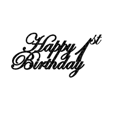 Download Happy 1st Birthday Cake Topper Svg Novocom Top