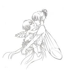 Fairy Mom And Her Baby By Celestyal On Deviantart Fairy Drawings Fairy Tattoo Drawings Frolicking fairies 2 an original drawing by nancy farmer (me) in graphite pencil. fairy mom and her baby by celestyal on