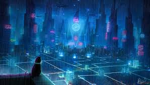 Digital, digital art, artwork, neon, lights, neon lights, pink. Android Cyberpunk Phone Wallpaper
