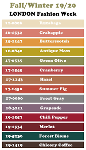 Fall Winter 19 20 Fashion Week Colors Fall Color Trend Color Trends Fashion Color Trends