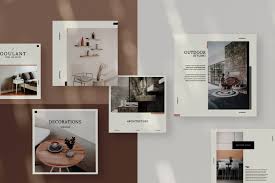 Interior Social Media Kits Media Kit Design Photoshop Template Design Media Kit