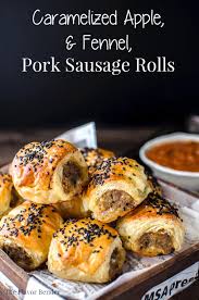 These sausage bread rolls are suitable even for a house. Caramelized Apple And Fennel Pork Sausage Rolls The Flavor Bender