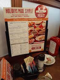Had your black angus chop steak that looked like. Bob Evans Christmas Dinner Menu Bob Evans Preparing A Holiday Meal For Picky Eaters Check Out Their Menu For Some Delicious Breakfast Melba Trowell