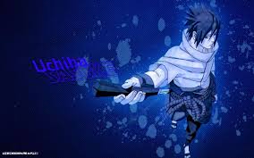 'sasuke uchiha blue moon' poster print by ihab design | displate. Blue Sasuke Wallpaper By Thehiddenleaf95 On Deviantart