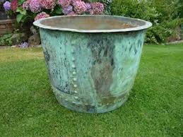 We've also designed large indoor planters. Salvoweb Large Antique Victorian Copper Garden Plant Pot Large Garden Pots Large Outdoor Planters Large Plant Pots