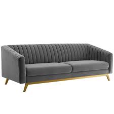 Cusack Vertical Loveseat Velvet Loveseat Retro Modern Living Room Love Seat