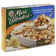 We eat it with a this makes enough for eight, so if you have a small family, you'll probably have leftovers for lunch or. Marie Callender S Scalloped Potatoes And Ham In A Creamy Cheese Sauce Shop Entrees Sides At H E B