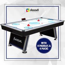 Harvil Brings You The Best Home Entertainment For Kids And Adults With This Awesome 7 Foot Air Hockey Table Airhocke Air Hockey Air Hockey Table Bumper Pool