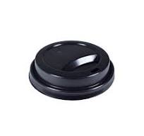 LID-RIP-12 Black Lid for 10 oz and 12 oz Coffee Cups – 1,000 per Case