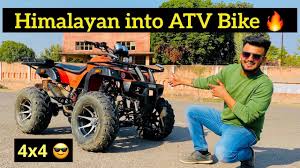 Quad bike price in india. Royal Enfield Himalayan Modified Into A 4 Wheel Atv Cost Rs 3 5 L