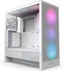 H5 Flow RGB Compact ATX Mid-Tower Airflow case, White NZXT