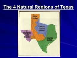 The 4 Natural Regions Of Texas Natural Regions Are Determined By Physical Geography Features Such As Landforms Climate V Physical Geography Landforms Region