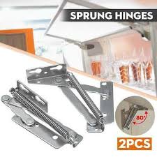 2x Stainless Steel Sprung Hinges Cabinet Door Lift Up Flap Top Support For Sale Online Ebay Furniture Hinges Sprung Hinges Diy Coffee Table