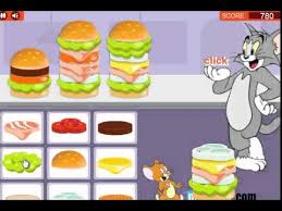 توم وجيري في مطعم الهمبرجر العاب طبخ توم وجيري Youtube
