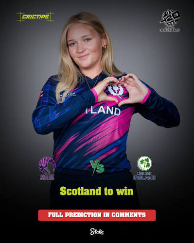 🏏 Tomorrow's ICC Women's T20 World Cup Prediction: Scotland W vs Ireland W 📅 June 13, 2026 15:00 IST Scotland Women are riding high after their decisive 39-run victory over Ireland in