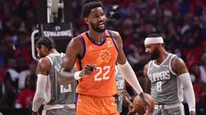 Suns center deandre ayton grabs the ball during the first half of game 4 of the western conference finals on saturday night at staples center. Ow05pzbrfftvzm