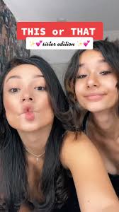 HEHE which sister is your fav, me or tessa?😏 @tessa...xo