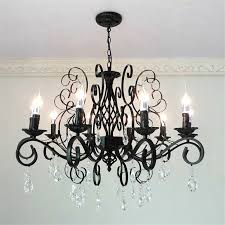 Redecorate your dining room with a vintage look and get a whole new dining room design. Vintage Crystal Chandeliers Livint Room Dining Room Lamp Black White Loft Wrought Iron E14 Candle Chandeliere Lighting Chandeliers Aliexpress