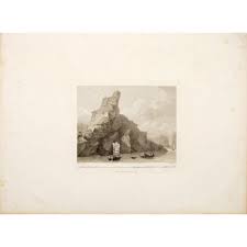 View of the Tower of the Thundering Winds on the borders of the Lake See-Hoo, taken from the Vale of Tombs.,ALEXANDER, William.,1797