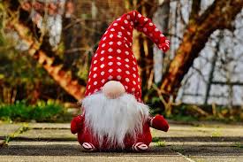 Find illustrations of christmas gnome. Hd Wallpaper Gnome Plush Toy Placed On Gray Pavement Imp Cute Sweet Fun Wallpaper Flare