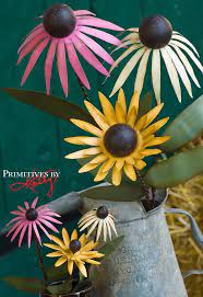 Decorative metal garden art flower ideas | empress of dirt. Primitives By Kathy Tin Can Flowers Tin Can Art Metal Garden Art